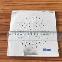 Papier à chicha découpé sur mesure de qualité alimentaire en aluminium de marque DMJD, fabriqué en Chine, 30-40 microns, en rouleau