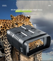 N009 Appareil de vision nocturne couleur 4K Ultra HD, grand écran, batterie au lithium intégrée, Wi-Fi, télescope de vision nocturne binoculaire
