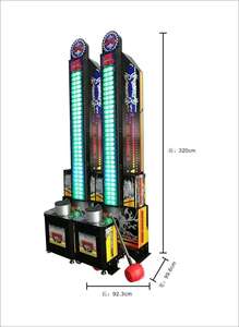 Macchina da Gioco Elettronica Playfun King of the Hammer, Gioco di Lotteria con Martello, Macchina per Premi - Product Image 3