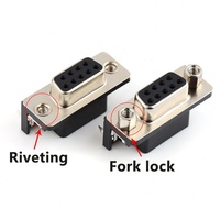 Connecteur mâle D-Sub VGA 9p/15p/25p/37p, contact en cuivre droit pour PC portable