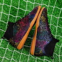 Chaussures de football professionnelles unisexes, crampons de haute qualité, tige synthétique imperméable, chaussures de football personnalisables, chaussures de futsal d'été