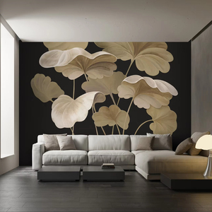 <span class=keywords><strong>Stampa</strong></span> 3D su misura natura paesaggio tropicale foglie di piante animali carta da parati murale parete interna decorazione della casa carta da parati murale - Product Image 4