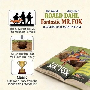 Le fantastique M. <span class=keywords><strong>Renard</strong></span> de Roald Dahl. <span class=keywords><strong>Roman</strong></span> d'aventure classique intemporel pour enfants, plein de finesse et de courage - Product Image 3