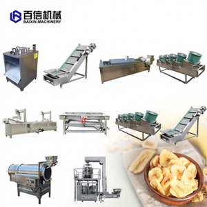 Vente directe usine : Ligne de friteuses semi-automatiques pour chips de banane et transformation de légumes, en acier inoxydable 304/316, capacité personnalisable - Product Image 1