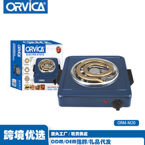 เตาไฟฟ้าเดี่ยว orvica จานร้อน1000W 220V สำหรับทำอาหารและน้ำเดือด - Product Image 3
