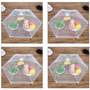 Tente <span class=keywords><strong>de</strong></span> protection <span class=keywords><strong>pour</strong></span> plats en maille respirante pliable, anti-mouches, réutilisable, légère, anti-adhésive, sans danger <span class=keywords><strong>pour</strong></span> <span class=keywords><strong>les</strong></span> aliments, couvre-table <span class=keywords><strong>de</strong></span> cuisine - Product Image 3