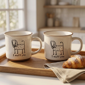 Premium Quality Bone China Ceramic Reusable Party <b>Mug</b> Set with <b>Cute</b> Animal Cartoon Pattern Dishwasher & Microwave Safe Food Safe - Product Image 3