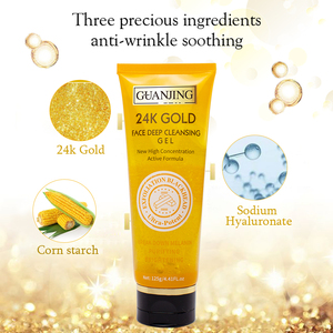 Limpiador Facial Guanjing, <span class=keywords><strong>Gel</strong></span> de Limpieza Profunda Facial con Oro de 24K, Purifica los Poros, Descompone la Melanina, Lavado Facial Orgánico - Product Image 5