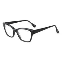 Vente en gros montures de lunettes classiques en acétate monture carrée lunettes de mode anti-lumière bleue montures en acétate optique de créateur pour hommes
