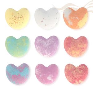 Vente chaude Valentine Romantique Fizzy Bain Sel Bombes À La Main De Luxe En Forme De Coeur Hydratant <span class=keywords><strong>SPA</strong></span> Parfumé Huile Essentielle Bombe De Bain - Product Image 1