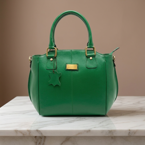 BS INTERNATIONAL Pochette de voyage légère et étanche en cuir véritable fait main de luxe pour femme avec fermeture éclair - Product Image 4