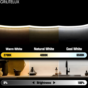 Tira LED COB Blanca Fría sin Puntos de 5mm, 400 LEDs, 12V, 10W, Ángulo de Haz de 120°, Cinta para Iluminación de Vitrinas - Product Image 5