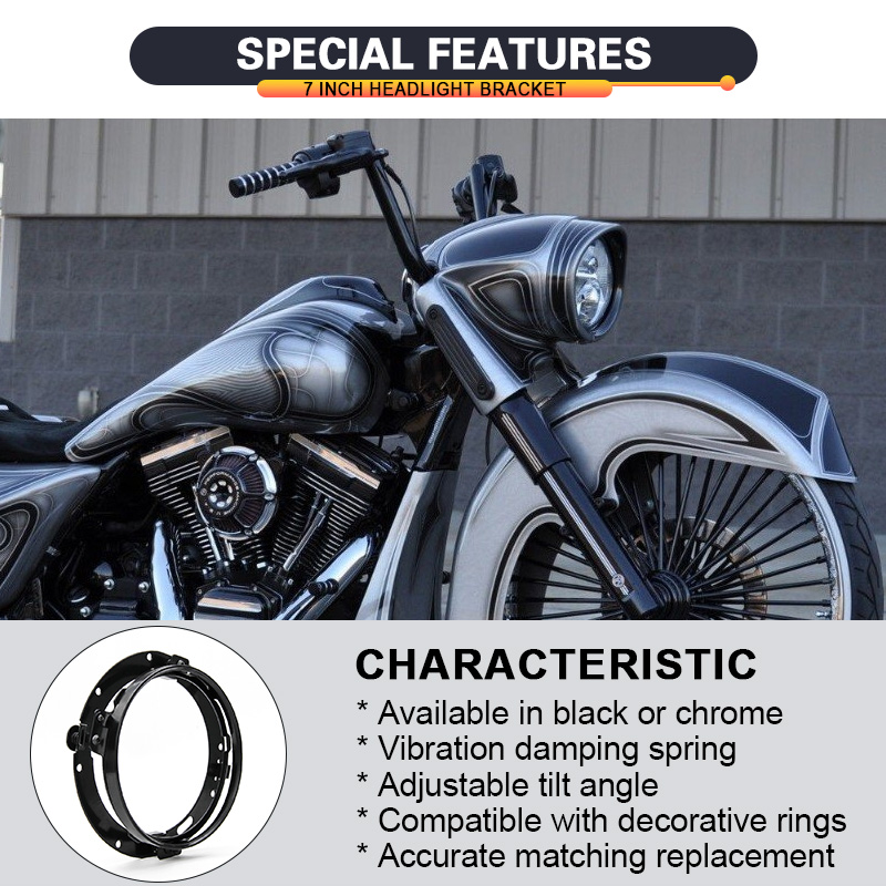 Autohaux Round Headlight Mounting Bracket For Jeep | Ubuy - View #4