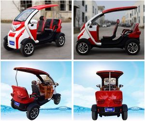 Vehículo de nueva energía: carro de <span class=keywords><strong>golf</strong></span> de coche turístico <span class=keywords><strong>el</strong></span>éctrico con motor de 2 tiempos para recorridos panorámicos de visualización de automóviles - Product Image 4