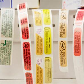 Hoja de etiquetas de lámina de oro PP impermeable de estilo de dibujos animados, etiquetas directas térmicas sensibles a prueba de manipulaciones, embalaje de olla de miel - Product Image 2