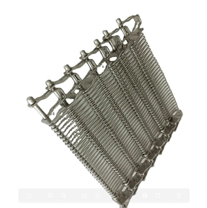 Chất Lượng Cao Tùy Chỉnh Kích Thước 304 <span class=keywords><strong>316</strong></span> 316L Thép Không Gỉ Chuỗi Liên Kết Xoắn Ốc Dây Lưới Lò Nướng Băng Tải Vành Đai Cấp Thực Phẩm - Product Image 6