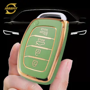 Innofit HYD3 TPU sarung kunci Auto produsen kualitas Premium untuk Hyundai Yuedong Mingtu ix40 Elantra ix35 harga bagus