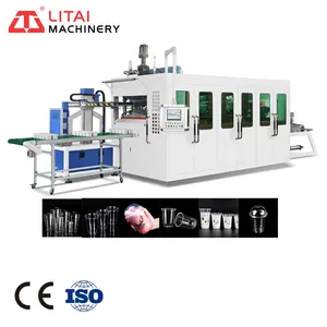 Automatic Plastic Thermoforming Machine For Making Waste Jelly Cups