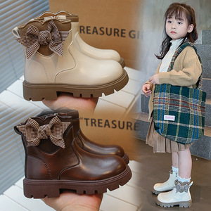 <span class=keywords><strong>Stivaletti</strong></span> da <span class=keywords><strong>Bambina</strong></span> con Fodera in Pile e Suola in <span class=keywords><strong>Gomma</strong></span>, Nuova Collezione Autunno/Inverno 2025, Stile Alla Moda e Versatile - Product Image 2