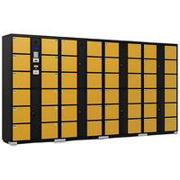 Casier de rangement intelligent multi-compartiments en acier laminé à froid avec reconnaissance faciale et code électronique