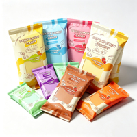 Sachet d'emballage alimentaire flexible personnalisé avec logo pour barres protéinées, barres énergétiques, barres granola, biscuits, chocolats, snacks OEM