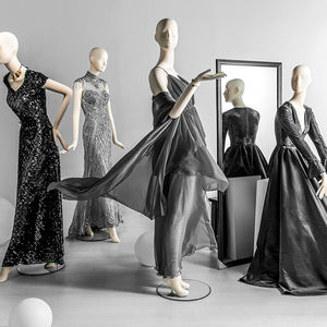 새로운 디자인 패션 전신 스탠드 추상 여성 마네킹 유명 브랜드 사용 - Product Image 1