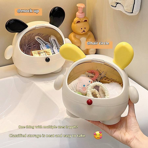 Hot Selling Hair Clip <strong>Storage</strong> <strong>Box</strong> Bathroom Hair <strong>Tie</strong> and Hair Band Jewelry <strong>Storage</strong> <strong>Box</strong> for Table - Product Image 2