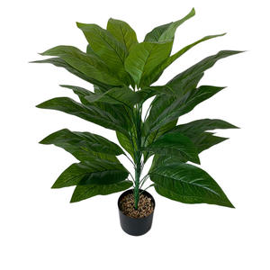 ใบ<span class=keywords><strong>ใหญ่</strong></span><span class=keywords><strong>ต้น</strong></span>ไม้ประดิษฐ์ต้นไม้ปลอมสำหรับตกแต่งบ้านใบตองใบสัมผัสจริง - Product Image 4