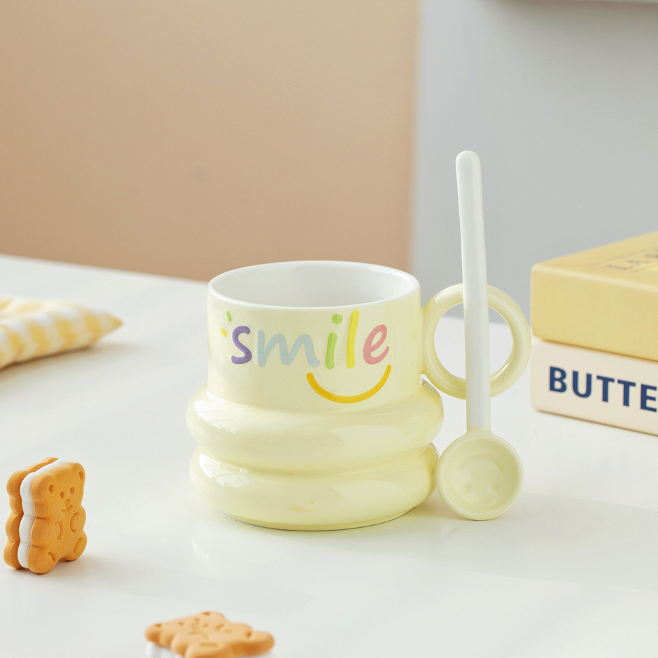Yellow with spoon