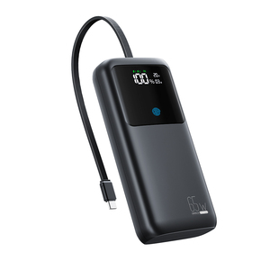 Batería Externa Portátil de 20000mAh con Cable Integrado, Cargador USB C de 65W, Carga Rápida PD para Laptop - Product Image 2