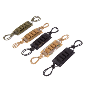 <strong>Tactical</strong> Fixed Elastic Nylon <strong>Helmet</strong> Battery Pouch with Night Vision Safety Hook &amp; Loop Waterproof Camouflage Storage for CR123A - Product Image 2