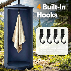 Tente de change portable quatre saisons imperméable, tente de douche pour voiture, ouverture rapide automatique, pour <span class=keywords><strong>camping</strong></span>, voyage, une personne - Product Image 4