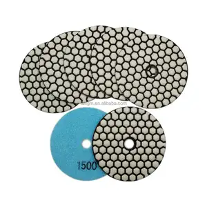 Diamond resin pad flexible dry polishing pad for marble granite floor renewing hand tools for Polishing machine 100mm