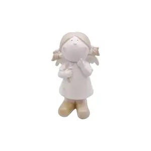 cute fancy girls room ceramic girl figurine statue for home decor item