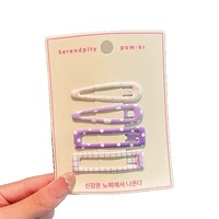 Barrettes coréennes colorées style INS pour cheveux, pinces latérales colorées, accessoires mignons pour filles, enfants et femmes, barrettes pour mèches rebelles
