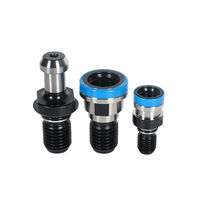 Bouton de retenue à tige de traction haute précision CAT30/CAT40/CAT50 en acier inoxydable pour le travail des métaux sur porte-outil de tour CNC