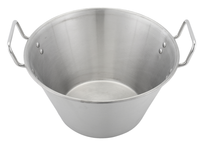 Pot Cazo robuste en acier inoxydable pour cuisine de restaurant Inoxidable avec de grandes tailles