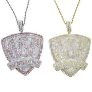 <span class=keywords><strong>Hip</strong></span> <span class=keywords><strong>Hop</strong></span> uomo <span class=keywords><strong>Rap</strong></span> personalizzato ciondolo a forma di diamante completo con ciondolo scritta ABP gioielli - Product Image 6