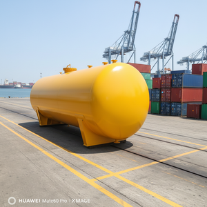 Горизонтальный резервуар для хранения жидкого азота, CO2, O2 Yijie, высокопрочный, энергосберегающий, 30 м³, из углеродистой стали Q345R - Product Image 4