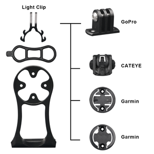 Support de guidon RIDERACE pour ordinateur de vélo, durable, pour <span class=keywords><strong>VTT</strong></span> et vélo de route, support de fixation GPS, support de caméra GoPro pour cyclisme en extérieur - Product Image 4