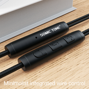 Somictone Rõ Ràng Âm Thanh Tai Nghe Âm Thanh Jack Stereo Earbuds Đối Với iPhone 15 Tai Nghe Có Dây Với Khối Lượng Chính Microphone - Product Image 4