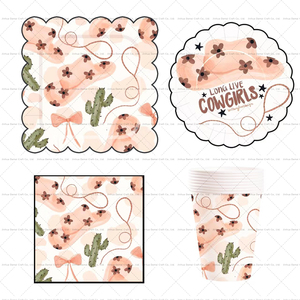 Platos de Papel para Fiesta Vaquera del Oeste Damai, Artículos para Fiesta Temática del Salvaje Oeste, Platos Desechables para Postre de Cumpleaños - Product Image 4