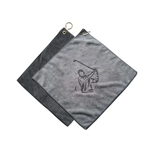 Giá Thấp Giá Rẻ Terry Sợi Nhỏ Golf Khăn Mini Nhỏ Tùy Chỉnh Laser Emboss Logo Polyester 80% Polyamide 20% Cho Quà Tặng Khuyến Mãi - Product Image 1