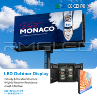 Panneau d'affichage LED monocouleur extérieur P10 192x192, module d'affichage LED extérieur P6, écran publicitaire LED extérieur 84 pouces
