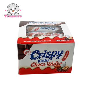 Bâtonnets de gaufrettes croustillantes au chocolat, biscuits fourrés au chocolat, collation sucrée pour enfants, vente en gros ODM, fournisseur d'usine OEM - Product Image 5