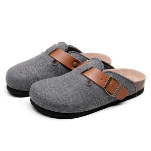 Women's <strong>Felt</strong> Slip-on Shoes Indoor Outdoor Comfort <strong>Clogs</strong> - Product Image 4
