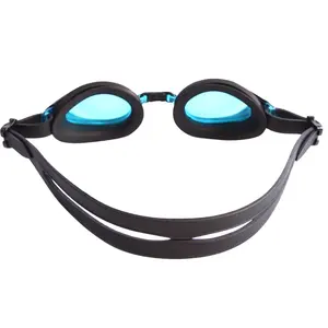 Grosir kacamata renang miopia tampilan lebar silikon kacamata pelindung mata