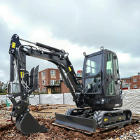 Envío Gratis Mini Excavadora de 3.5 Toneladas y 2 Toneladas con Motor Diésel Kubota, Nueva Excavadora China, Excavadora de Orugas, Mini Excavadora con Certificación CE para Uso Agrícola