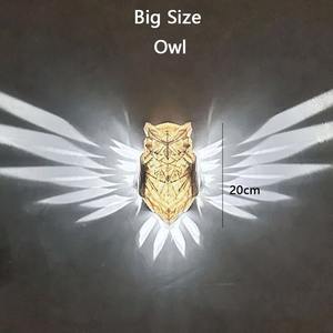 Lámpara de Pared Moderna con Forma de Búho y Águila, Proyector de Atmósfera, Aplique de Luz con Cuerpo Impreso en 3D, Decoración para el Hogar, Iluminación Animal - Product Image 6