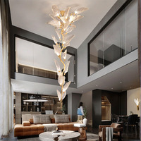 Tyson Moderne Décoration Intérieure Villa Maison Salon Salle À Manger Fleur Acrylique Branche LED Lustre